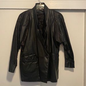 Global Identity vintage genuine leather jacket size M